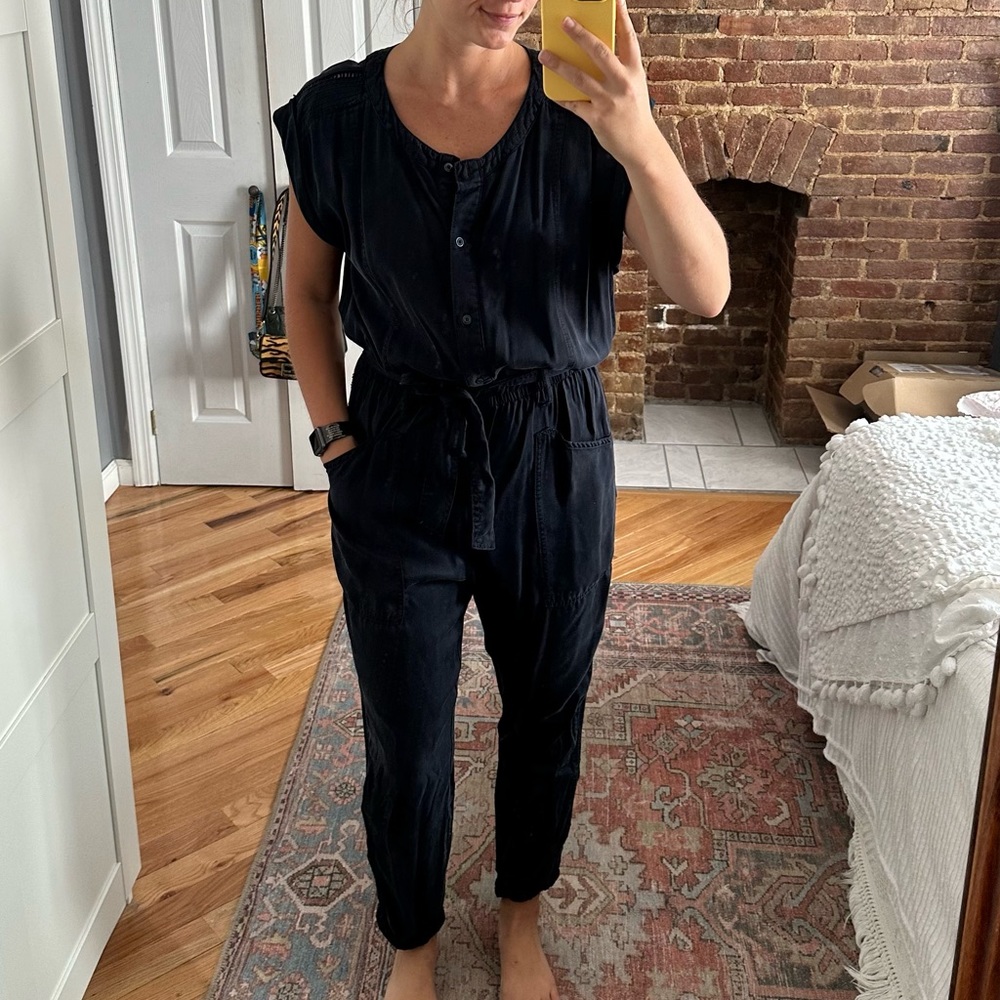 Anthropologie navy Jumper